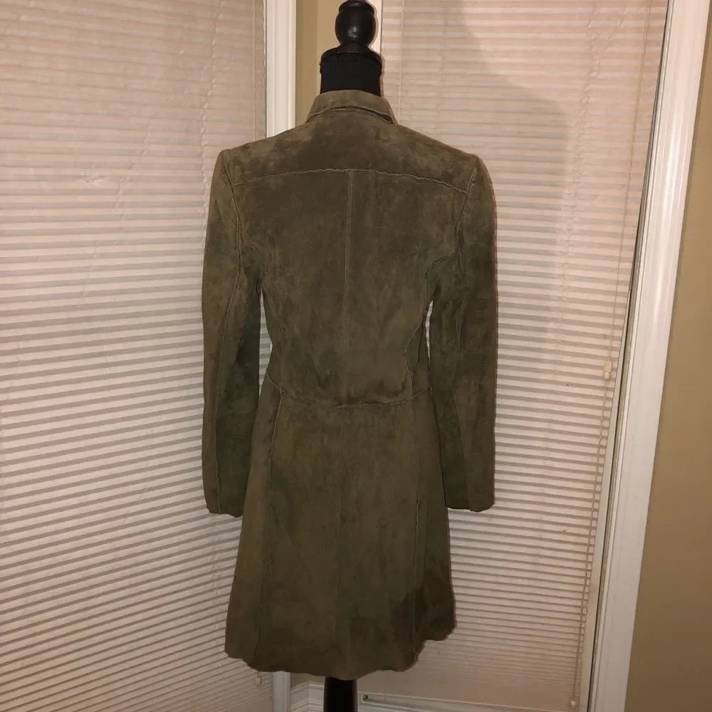 John Carlisle Leather Coat - Picture 3 of 9